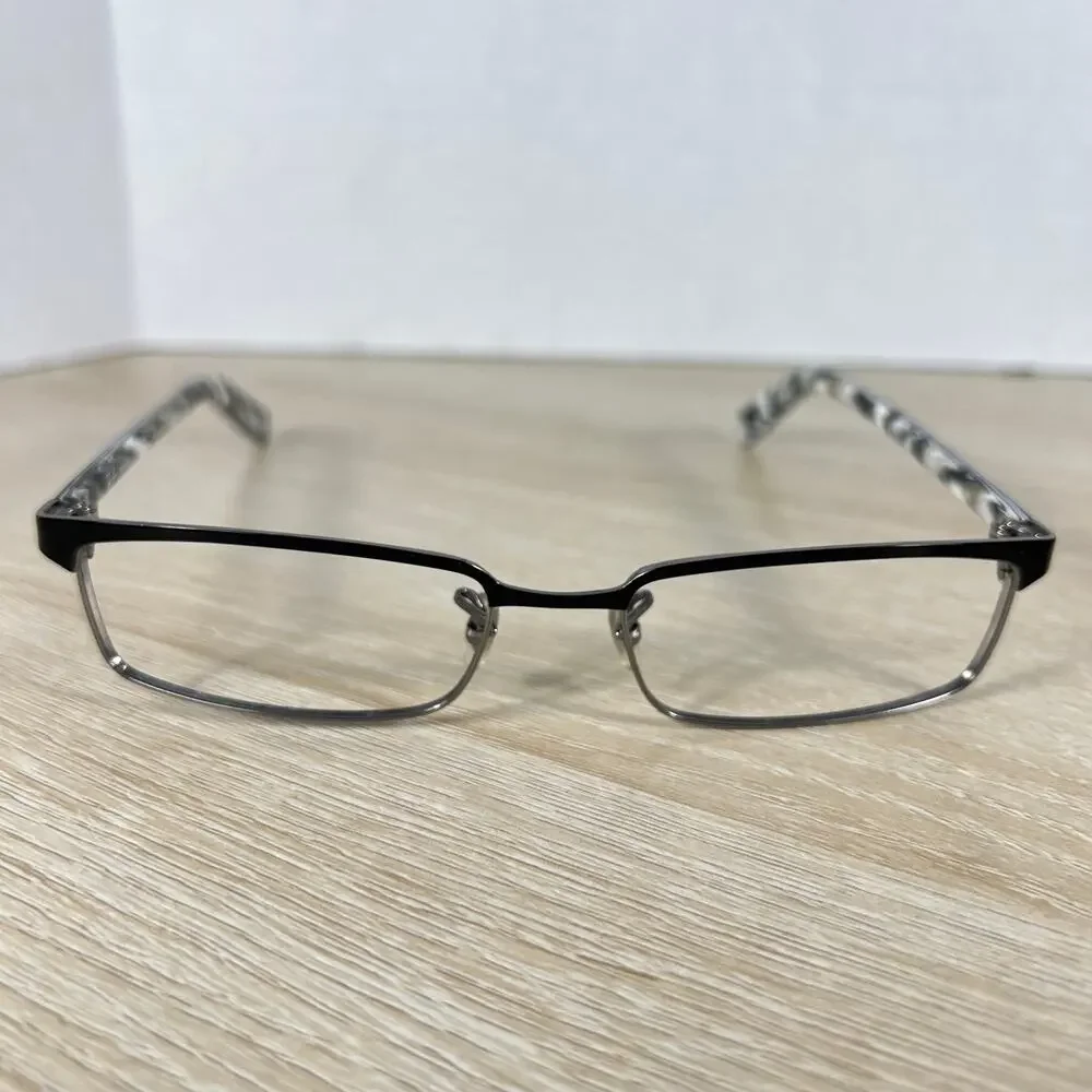 Ray-Ban RB8633 1017 Eyeglasses Black Marble Frames Only 54-17-140 Titanium